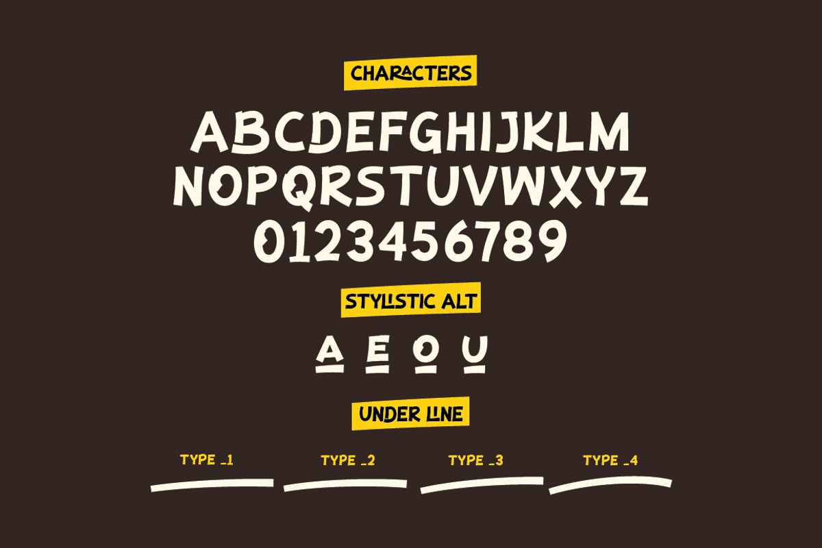 Brew – Bold & Fun Display Font, a Sans Serif Font by Typebae (Photo 7 of 8)