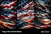 Flag of the United States., a Decorative Illustration by Handmadefont (Thumbnail 2 of 10)