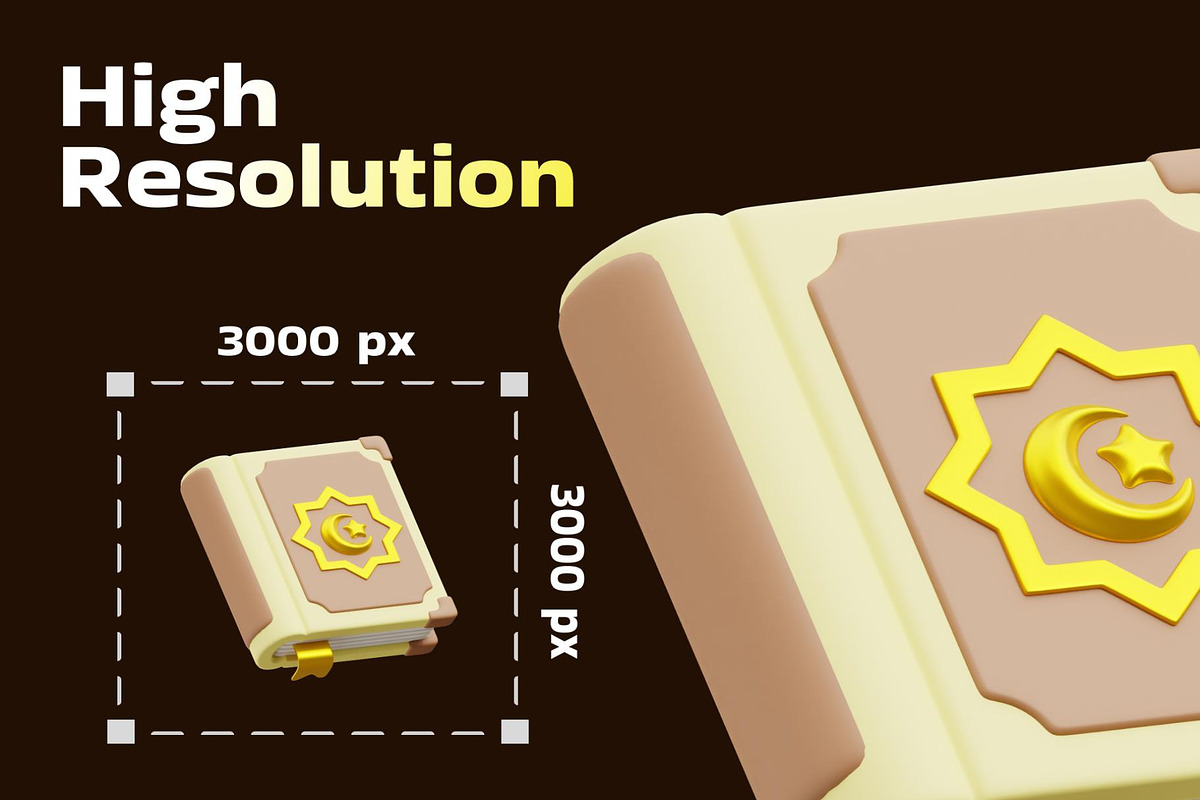Ramadan Kareem 3D Icon Pack, an Object 3D Model by Creative Perspective (Photo 2 of 6)