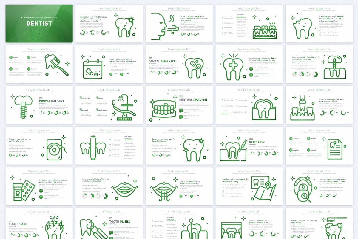 DENTIST - PowerPoint PPT Slides, a Presentation Template by Pulsecolor