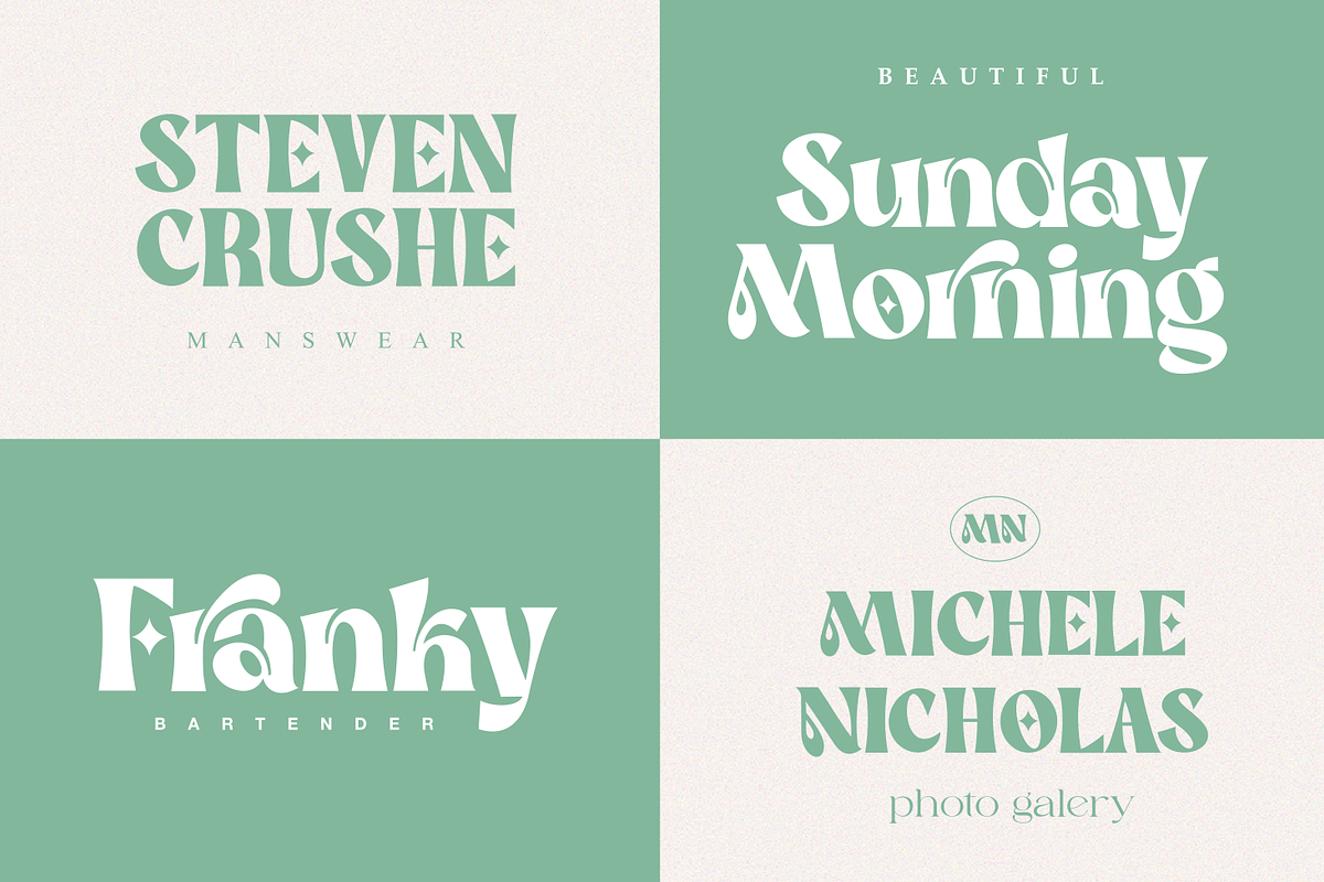 Bright Melody A Display Typeface, a Serif Font by zeenesia (Photo 5 of 18)