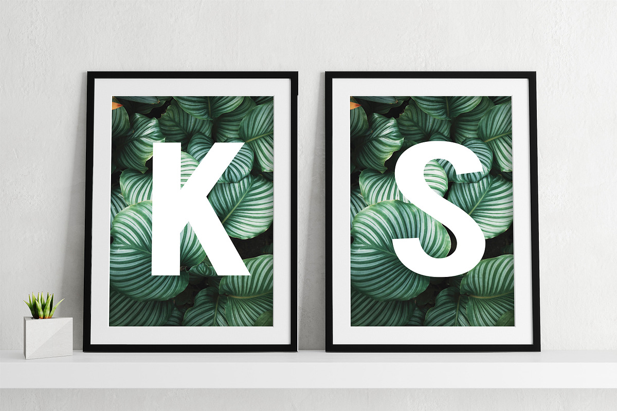 Double frame mockup, a Print Template by Graphictwister