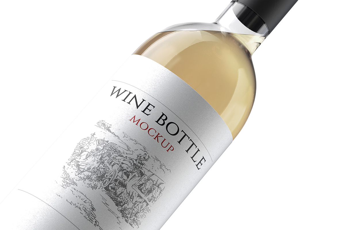 Wine Bottle Mockup, a Product Mockup by mockupbuys (Photo 8 of 10)