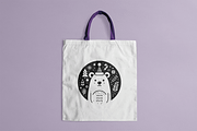 Bear Festive Holiday Circle Logo, a Branding & Logo Template by Vectorium Studio (Thumbnail 2 of 2)