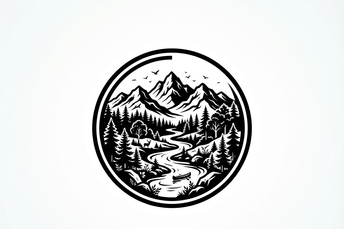 60 Eco Globe Landscape Silhouette, a Technology Illustration by Amazin_art (Photo 23 of 29)