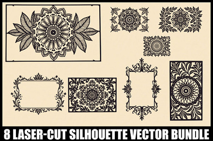 Baroque Ornament Laser Pack