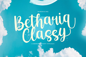 Betharia Classy - Modern Script Font