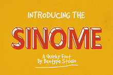Sinome - Quirky Retro Display Font