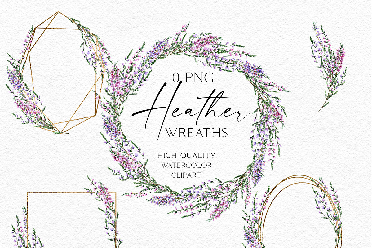 Watercolor Heather illustrations, an Illustration by Olga Koelsch (Photo 9 of 13)
