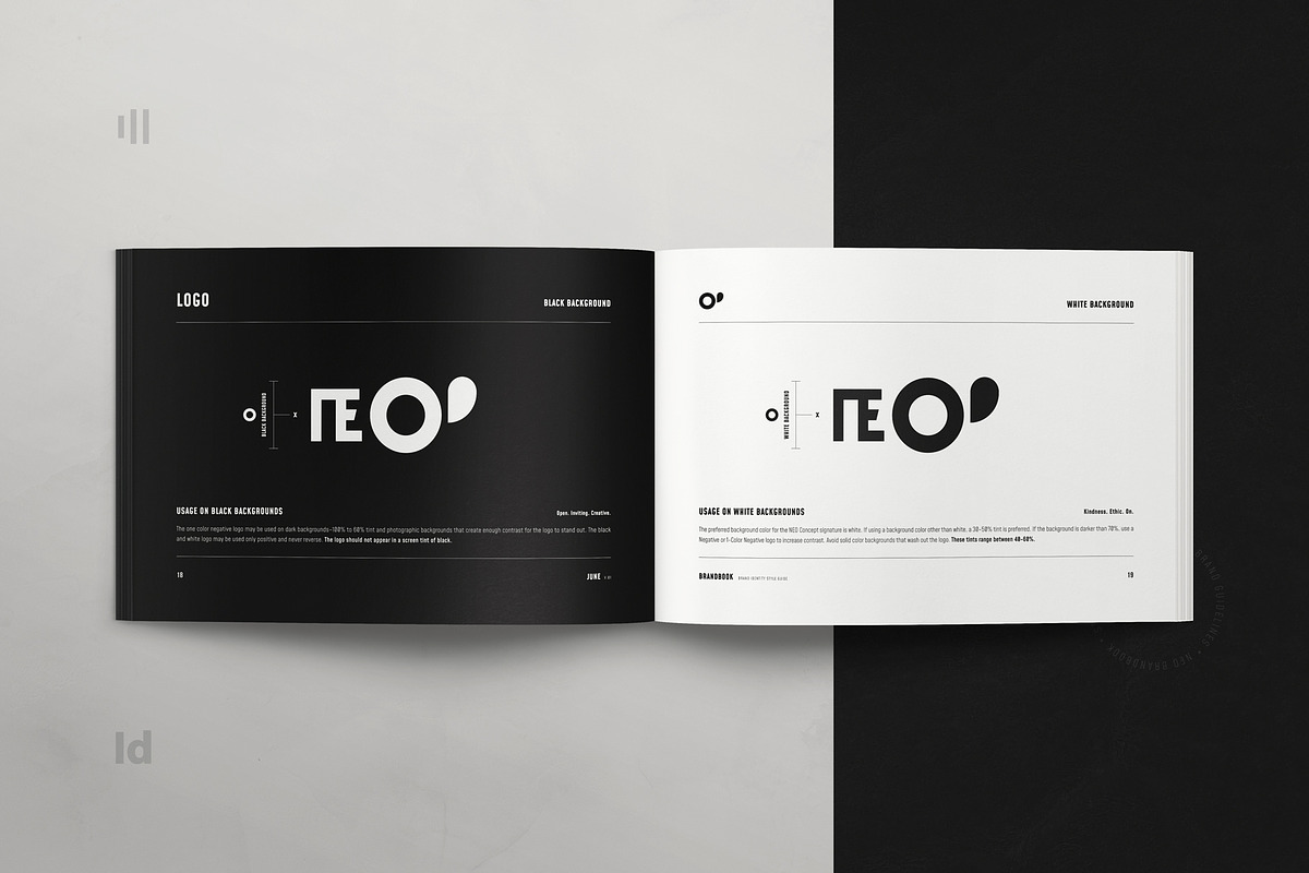 NEO | Brand Guidelines, a Brochure Template by Studio Bons (Photo 11 of 35)