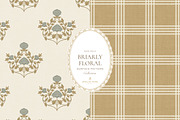 Farmhouse Damask Pattern Set Sage, a Pattern Graphic by Eclectic Anthology (Thumbnail 3 of 13)