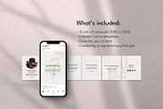Somatic Therapy Instagram Canva, a Templates & Theme by Miri Campbell (Thumbnail 2 of 9)