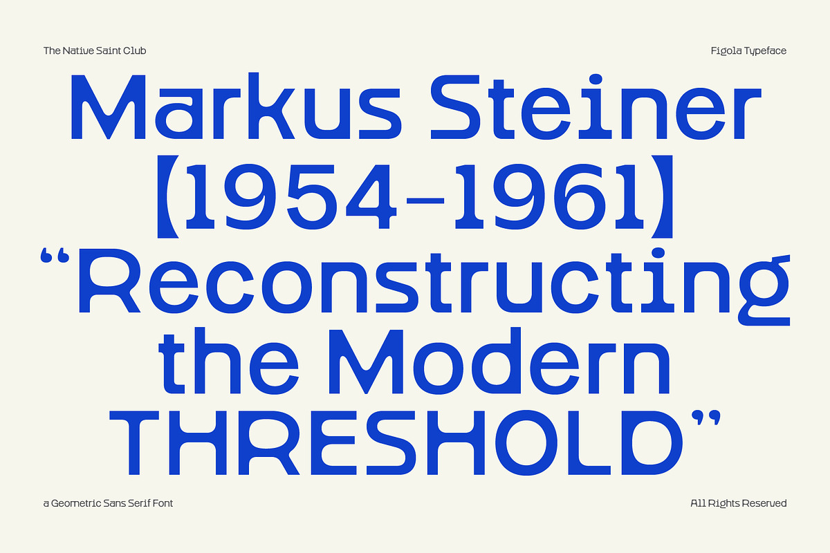 Figola - Geometric Sans Serif, a Sans Serif Font by The Native Saint Club (Photo 3 of 16)
