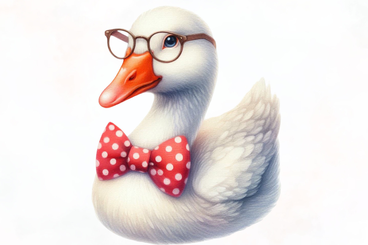 Silly Goose Sublimation Clipart, an Illustration by Designking (Photo 3 of 4)