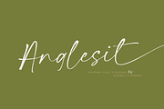 Anglesit - Modern Casual Chic Font, a Script Font by DoubleZ Studio (Thumbnail 1 of 11)