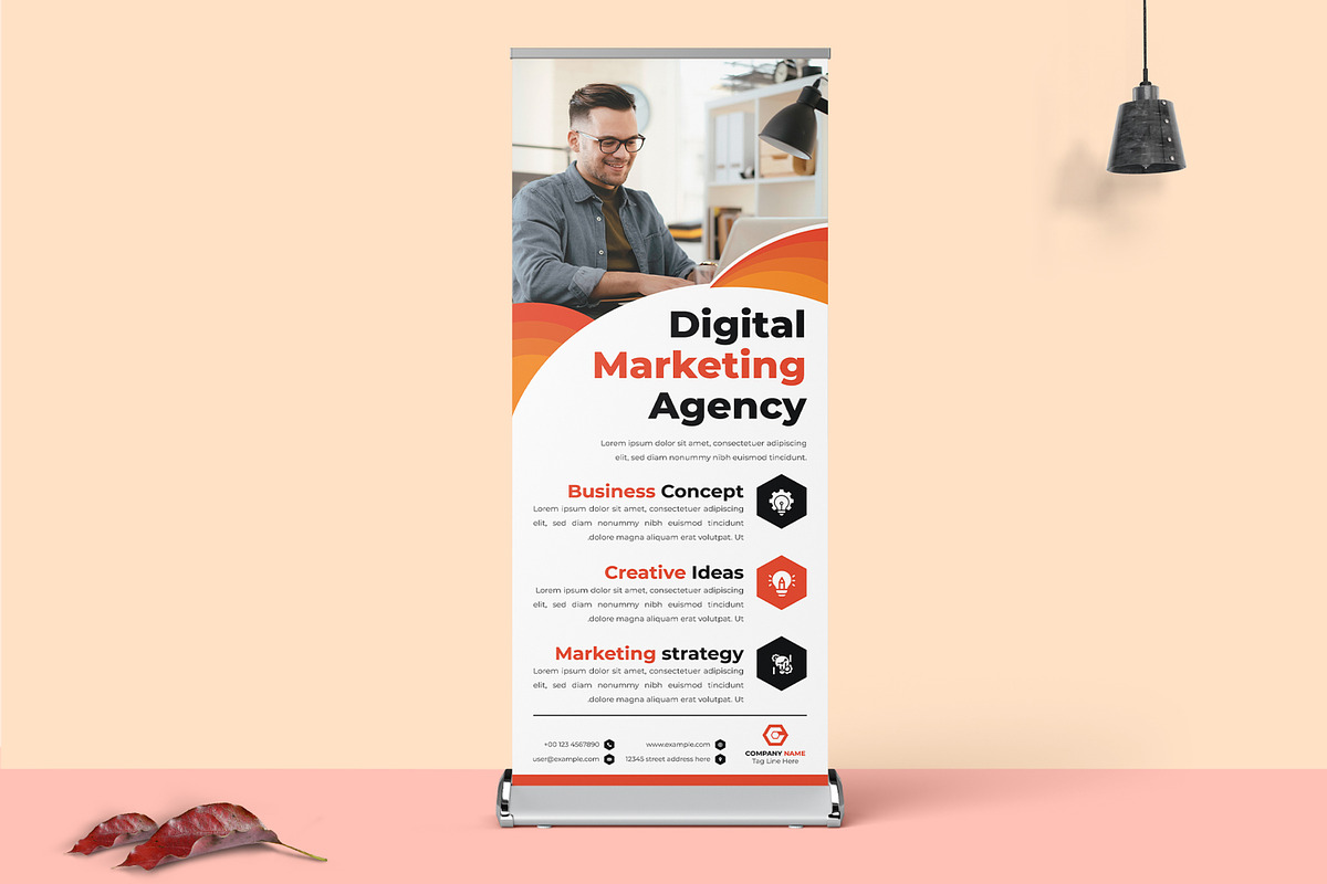 Marketing Roll Up Banner, a Print Template by MightyDesign (Photo 1 of 8)