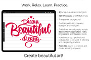 Guidelines & Grids Calligraphy Pack, a Stationery Template by ZenLettering (Thumbnail 2 of 8)