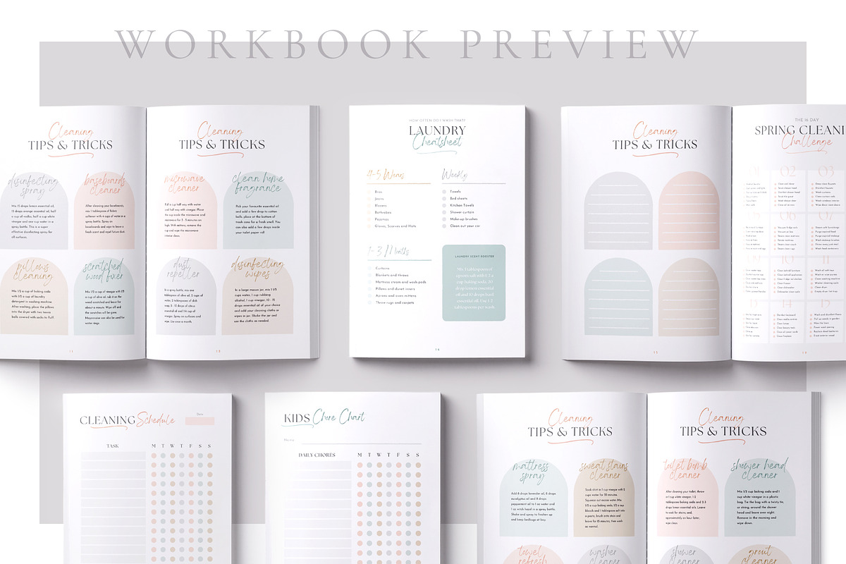 The Ultimate Cleaning Workbook, a Magazine Template by Marigold Studios (Photo 10 of 10)