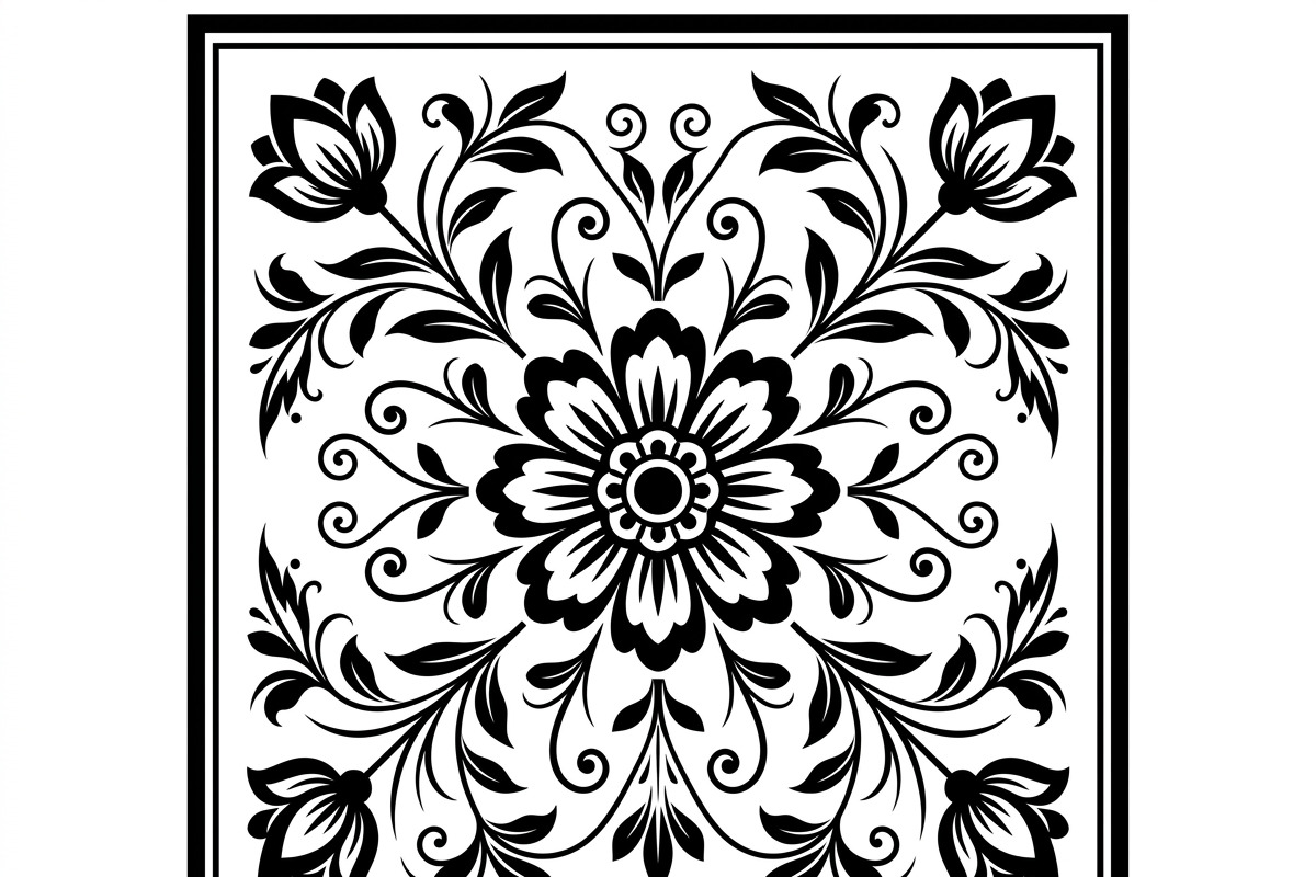 50 Elegant Floral Ornament Bundle, a Decorative Illustration by Amazin_art (Photo 33 of 38)