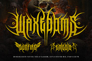 Megaroom typeface, a Blackletter Font by alit design (Thumbnail 6 of 20)