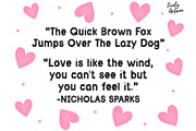 Valentine Heart Decor Font, a Sans Serif Font by LivelyAutumn11.11 (Thumbnail 3 of 3)