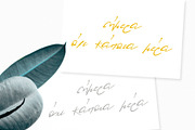 Greek font Lolotte Script, a Script Font by Greek fonts by nantia.co (Thumbnail 5 of 6)