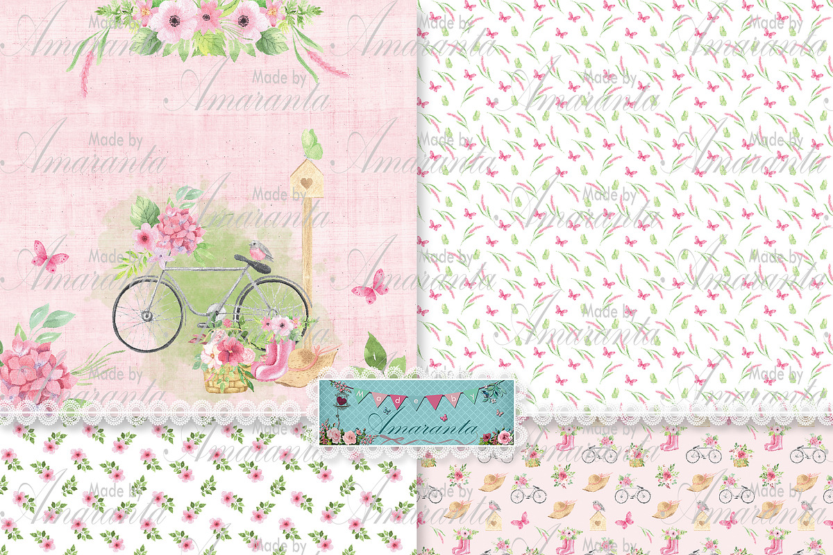 Âromes - Scenes, patterns & cutouts, a Pattern Graphic by MadeByAmaranta (Photo 2 of 5)