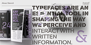 Akwa Stencil, a Sans Serif Font by HeadFirst (Thumbnail 34 of 36)