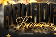 Ramadan Text Effect Gold Cinematic, a Layer Style Add-On by Mockmenot (Thumbnail 2 of 3)