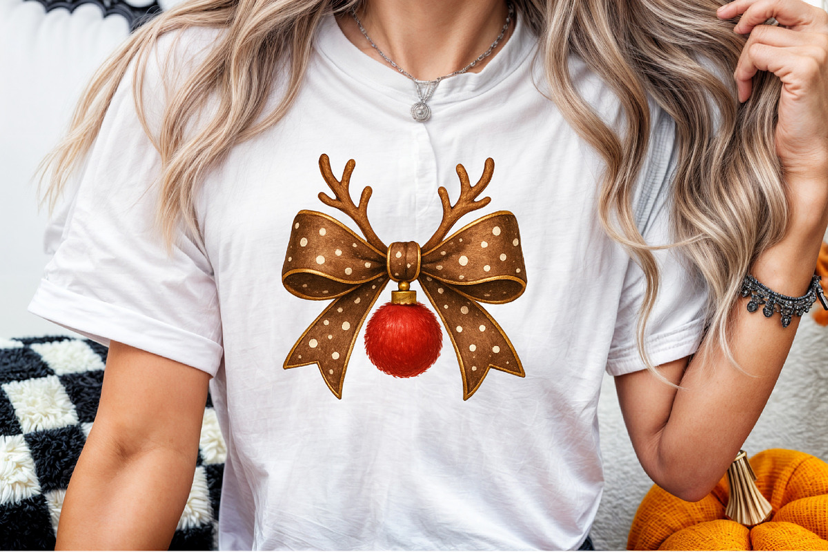 Christmas Coquette Bows PNG, an Illustration by Sublimation Artist (Photo 6 of 9)
