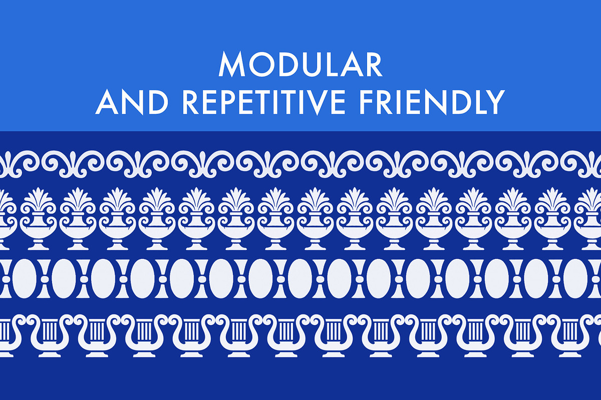 Greek Ornaments Brush Set, a Brush Add-On by Zsolt Kosa Art (Photo 3 of 6)