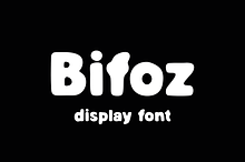 Bifoz - Display Font