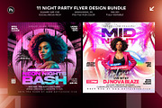 11 Night Party Flyer Design Bundle, a Graphic by Shajib Shikder (Thumbnail 2 of 7)