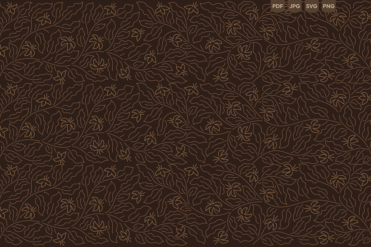 Coffee-themed Backgrounds and Icons, a Texture Illustration by Ilia Design (Photo 2 of 17)