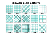 Plaid Patterns 2.0 for Procreate, a Brush Add-On by Design av MAD (Thumbnail 4 of 10)