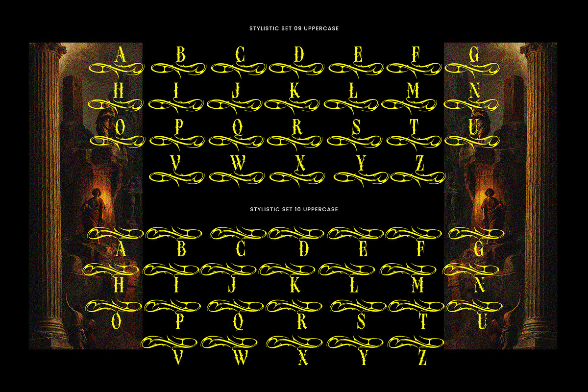 Melted Stigma Typeface, a Serif Font by alit design (Photo 14 of 20)