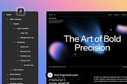 Schrift - Design Agency Landing Page, a Landing Page Template by SLAB! Design (Thumbnail 2 of 4)