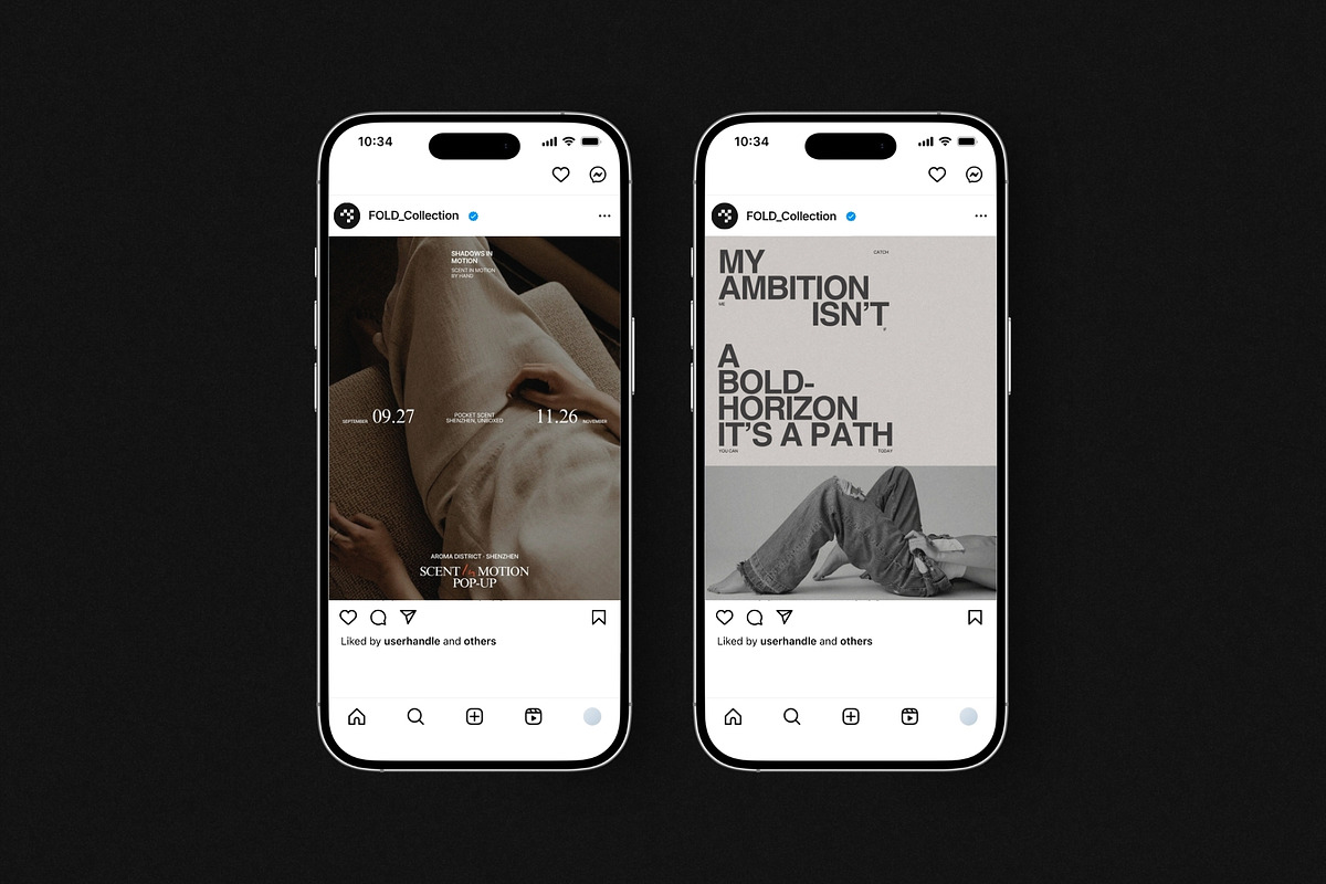 FOLD | Social Media Kit (III), a Social Media Template by Pixel Grid (Photo 3 of 10)