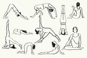 Yoga Illustration Bundle, a Decorative Illustration by Little Gremlin (Thumbnail 7 of 8)