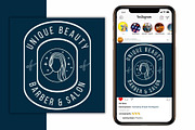 Chic Beauty Logo Templates, a Branding & Logo Template by Mishek Munene (Thumbnail 2 of 8)