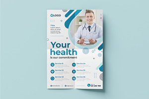 Sale medical flyer design template, a Flyer Template by Workhu