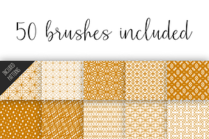 Mixology Pattern Brushes