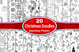 Christmas Doodles Pattern