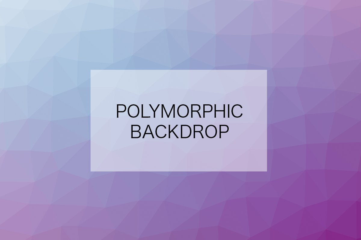 10 Geometric Polymorphic Backdrops, a Pattern Graphic by OrbitCarrot ...