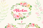 Watercolor Rose Nectar - clipart, an Illustration by LaVika (Thumbnail 4 of 8)