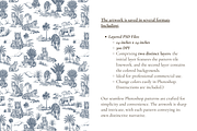 Tiger Toile de Jouy Seamless Pattern, a Pattern Graphic by Hughes Studio (Thumbnail 5 of 8)