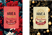 Christmas Card Design Bundle 12, a Card Template by Jay Major Designs (Thumbnail 6 of 10)