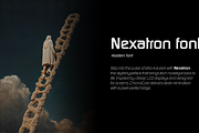 Nexatron font-Regular-0108-25, a Font by canve (Thumbnail 2 of 2)