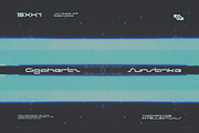 Mstov Futuristic Tech Font, a Font by baqoos (Thumbnail 2 of 10)