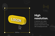 Studyum 3D icons, an Outline Icon by Goicons (Thumbnail 4 of 6)